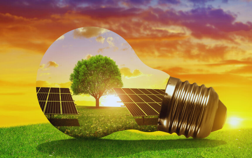 solar-energy-panels-inside-light-bulb-sunset-eco-innovation-concept